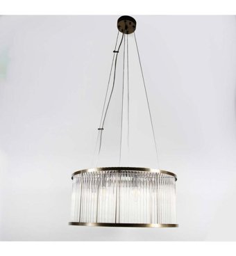 Modavize Cosmos Tekli Siyah Sarkıt Modern Metal Salon-Oturma Odası Avize