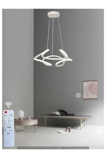 Evsehomes Tekli Siyah Sarkıt Modern Plastik Bebek-Çocuk Odası Avize