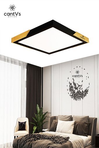 Burenze 6'lı Altın Kollu Modern Alüminyum Salon-Oturma Odası Avize
