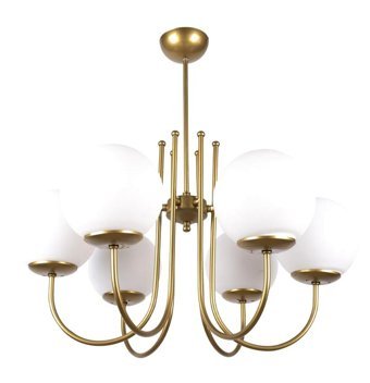 Enza Home 3'lü Beyaz Sarkıt Modern Metal Salon-Oturma Odası Avize