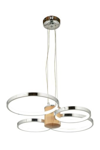 Tt Aydınlatma Tt302-4+1-Sy 5'li Siyah Ledli Modern Alüminyum Salon-Oturma Odası Avize