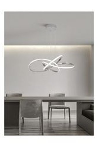 Ladco Aydınlatma A-167-4 4'lü Siyah Sarkıt Modern Alüminyum Salon-Oturma Odası Avize