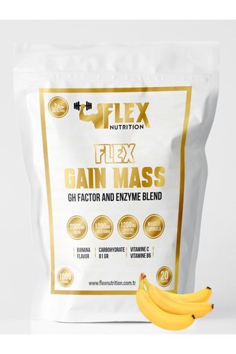 Flex Çikolata Aromalı 20 Servis Kas Yapıcı Karbonhidrat 1000 gr Toz