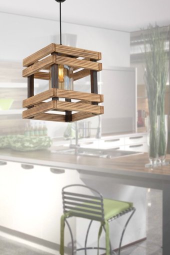 Bby Home & Desıgn Calix Tekli Siyah Sarkıt Modern Metal Salon-Oturma Odası Avize