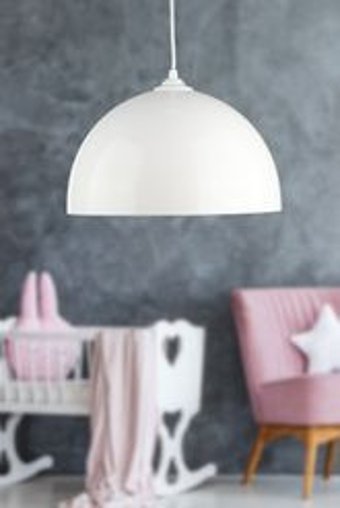 Bebişim Halı Tekli Pembe Pasta Modern Plastik Bebek-Çocuk Odası Avize