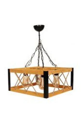 Fico Home Tekli Beyaz Plafonyer Modern Metal Salon-Oturma Odası Avize