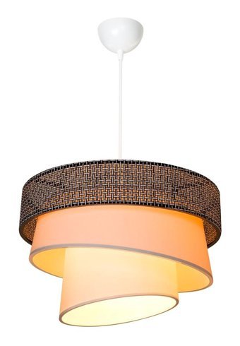 Luna Lighting 3'lü Bej Helezon Modern Cam Salon-Oturma Odası Avize