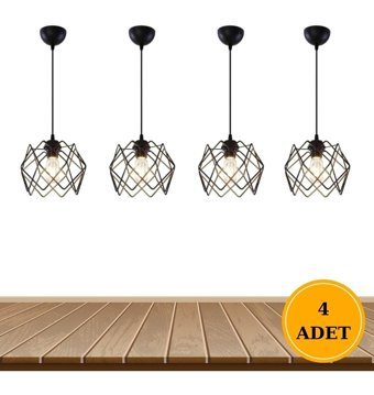 Lüx Aydınlatma Tekli Altın Kristal Taşlı Modern Alüminyum Mutfak Avize