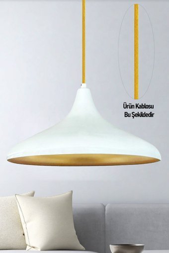 Bambaşka Moda Bmav-141 Tekli Çok Renkli Sarkıt Modern Kumaş Bebek-Çocuk Odası Avize