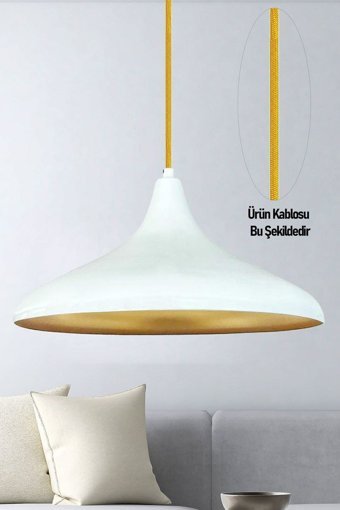 Bambaşka Moda Bmav-141 Tekli Çok Renkli Sarkıt Modern Kumaş Bebek-Çocuk Odası Avize