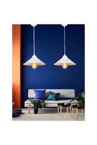 Elektroyou Defne Tekli Beyaz Ledli Modern Alüminyum Salon-Oturma Odası Avize