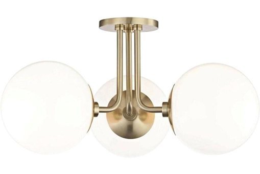 Markatech Nika 3'lü Altın Eskitme Metal Mutfak Avize