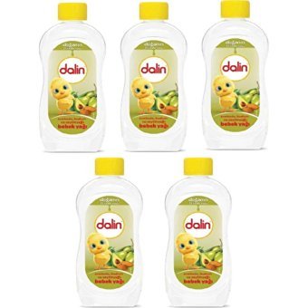 Dalin Doğanın 3'lü Etkisi Avokadolu Bademli Zeytinyağlı Bebek Masaj Yağı 5x100 ml