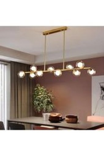 Unikom Tekli Beyaz Ledli Modern Alüminyum Salon-Oturma Odası Avize
