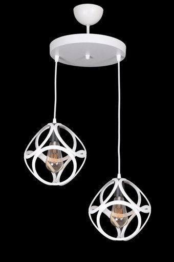 Fer Avize Deco Tekli Bej Sarkıt Modern Metal Antre-Hol Avize