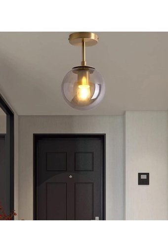 Evsehomes Tekli Beyaz Sarkıt Modern Plastik Salon-Oturma Odası Avize