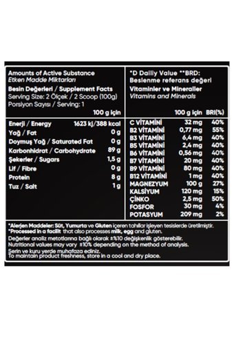 911 Pro Nutrition Şeftali Aromalı 10 Servis Kas Yapıcı Gainer 10x100 gr Toz