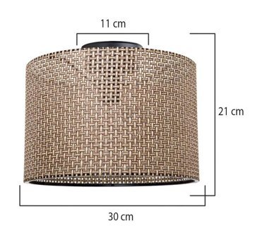Luna Lighting 3121-2A Stell 2'li Siyah Küre Modern Metal Salon-Oturma Odası Avize