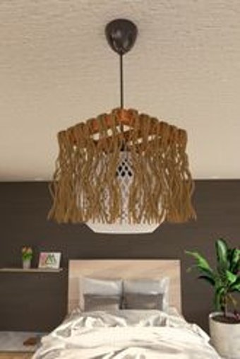 Modavize Kerry 3'lü Gri Cam Modern Cam Salon-Oturma Odası Avize