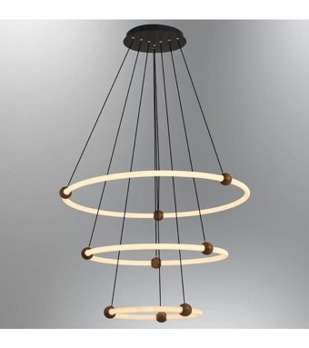 Kocvizyon Tekli Yeşil Sarkıt Modern Kumaş Salon-Oturma Odası Avize