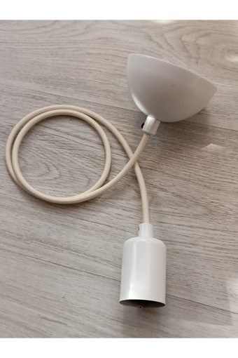 Mutlu 7'li Bej Sarkıt Modern Cam Salon-Oturma Odası Avize