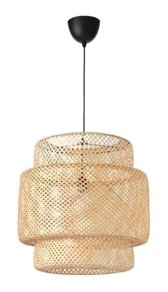 Hmydesign Hnmd-42 Tekli Kahverengi Hasır Klasik Bambu Salon-Oturma Odası Avize