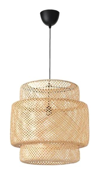 Hmydesign Hnmd-42 Tekli Kahverengi Hasır Klasik Bambu Salon-Oturma Odası Avize