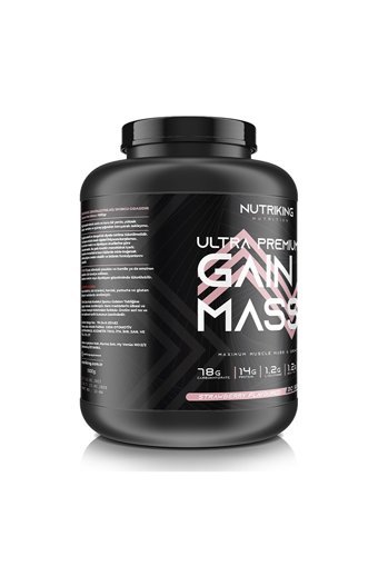 Nutriking Çilek Aromalı 30 Servis Kas Yapıcı Gainer 3000 gr Toz