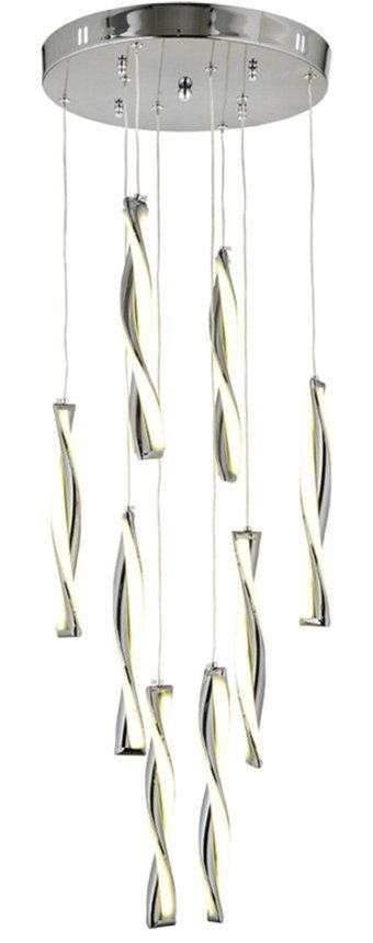 Tt Aydınlatma Tt314-By Tekli Beyaz Ledli Modern Alüminyum Salon-Oturma Odası Avize