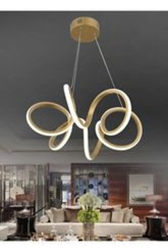 Ömür Avize Tekli Beyaz Cam Modern Cam Salon-Oturma Odası Avize
