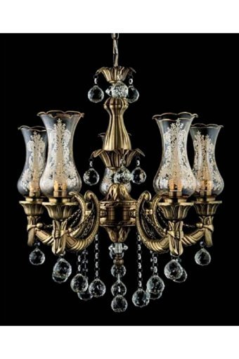 İstanbul Avize Tekli Altın Sarkıt Modern Metal Salon-Oturma Odası Avize
