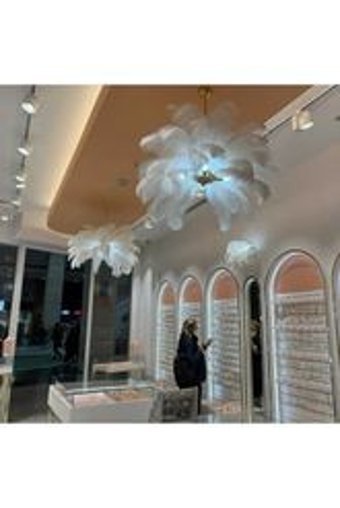 Tt Aydınlatma Tt037-By Tekli Beyaz Ledli Modern Alüminyum Salon-Oturma Odası Avize