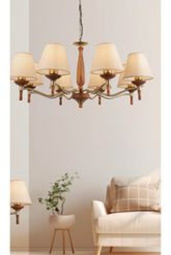 White West İnn House 3'lü Siyah pasta Modern Kumaş Salon-Oturma Odası Avize