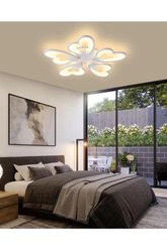 Eglo Winkworth Tekli Siyah Şapkalı Modern Çelik Salon-Oturma Odası Avize