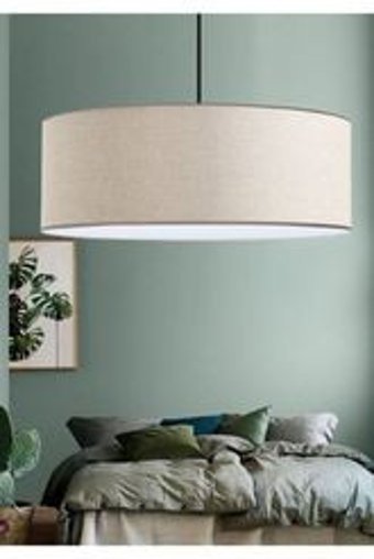 Hegza Lighting Papıllon Tekli Beyaz Modern Alüminyum Salon-Oturma Odası Avize