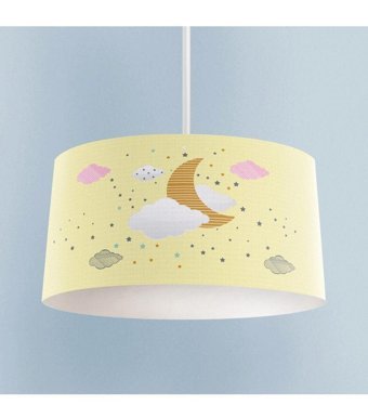 Aydınhomelight Tekli Altın Modern Kumaş Salon Avize