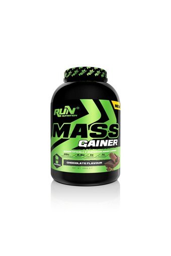 Run Nutrition Çikolata Aromalı 30 Servis Kilo Aldırıcı Gainer 3000 gr Toz + Shaker + Whey Protein Tozu 2 Adet