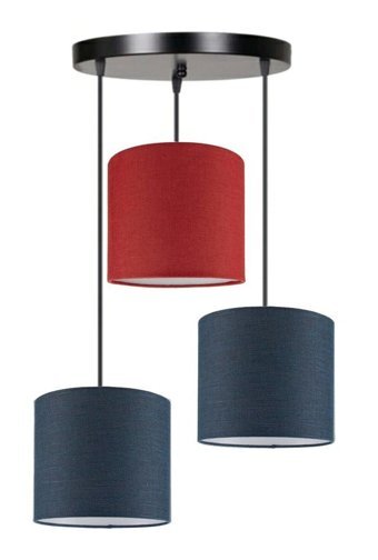 Ladco Aydınlatma Zc-571-3A-S Tekli Siyah Ledli Modern Alüminyum Salon-Oturma Odası Avize