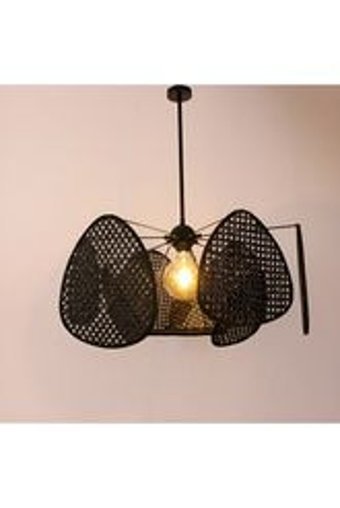 Umut Tekli Pembe Sarkıt Modern Plastik Salon-Oturma Odası Avize