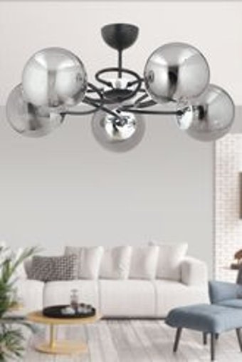 Eslight Eh33 3'lü Beyaz Plastik Modern Plastik Salon-Oturma Odası Avize
