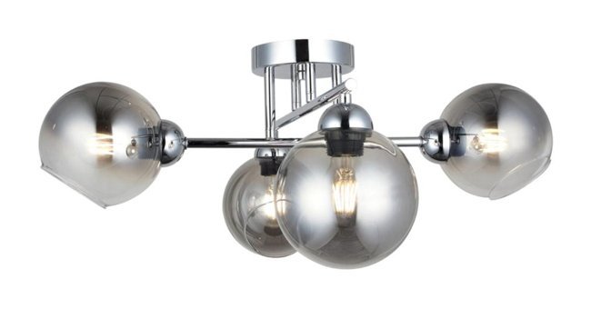 Voxlamp Lighting Solutions Oblong Super 6'lı Bej Modern Alüminyum Salon-Oturma Odası Avize
