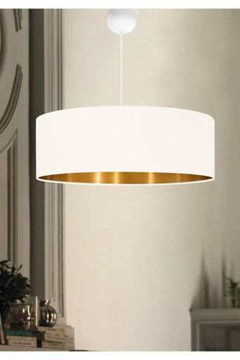 Hazzal Home Tekli Sarı Sarkıt Modern Hasır Salon-Oturma Odası Avize