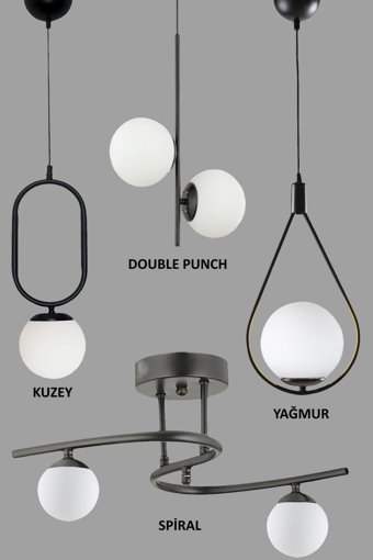 Evsehomes Tekli Mavi Resimli Modern Kumaş Bebek-Çocuk Odası Avize