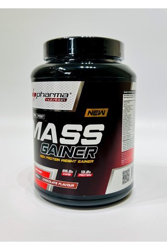 Pharma Nutrition Çikolata Aromalı 15 Servis Kas Yapıcı Gainer 1650 gr Toz + Shaker