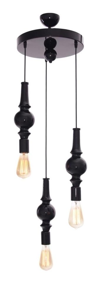Tt Aydınlatma Tt026-Sy Tekli Siyah Ledli Modern Alüminyum Salon-Oturma Odası Avize