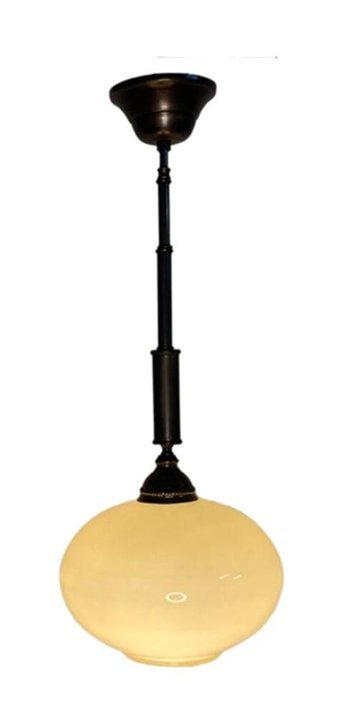 Cantvs Tekli Mavi Kare Modern Ahşap Salon-Oturma Odası Avize