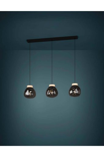 Eglo Tekli Kahverengi Sarkıt Modern Çelik Salon-Oturma Odası Avize