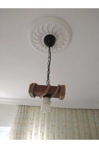 Begüsa Lina Tekli Siyah Sarkıt Modern Metal Antre-Hol Avize