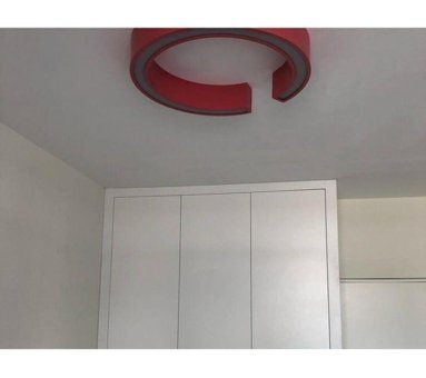 Viesteknoloji Tekli Sarı Kristal Taşlı Otantik Plastik Salon-Oturma Odası Avize