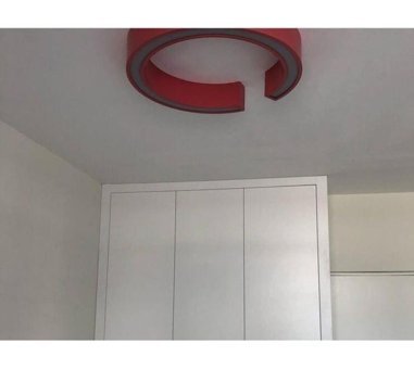 Viesteknoloji Tekli Sarı Kristal Taşlı Otantik Plastik Salon-Oturma Odası Avize